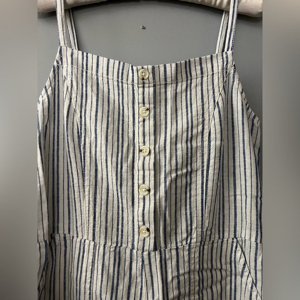 Pin stripe jumpsuit